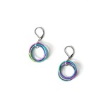 Sea Lily Rainbow PW Multi Loop Small Earrings