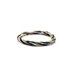 Sea Lily 3 Strand Unbound Bronze/Bright White/Black Twisted Bracelets