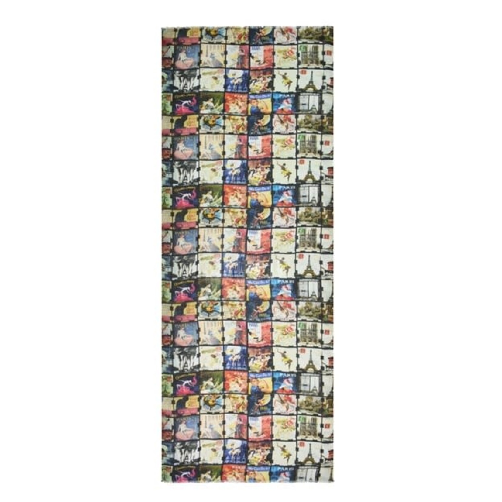 Bastille Paris Postcard Scarf