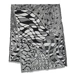 Heston Geo Woven Modal/Wool Scarf