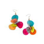 Organic Tagua Jewelry Florence Tagua Earrings in Multi