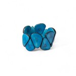 Organic Tagua Jewelry Samantha Tagua Bracelet in Turquoise