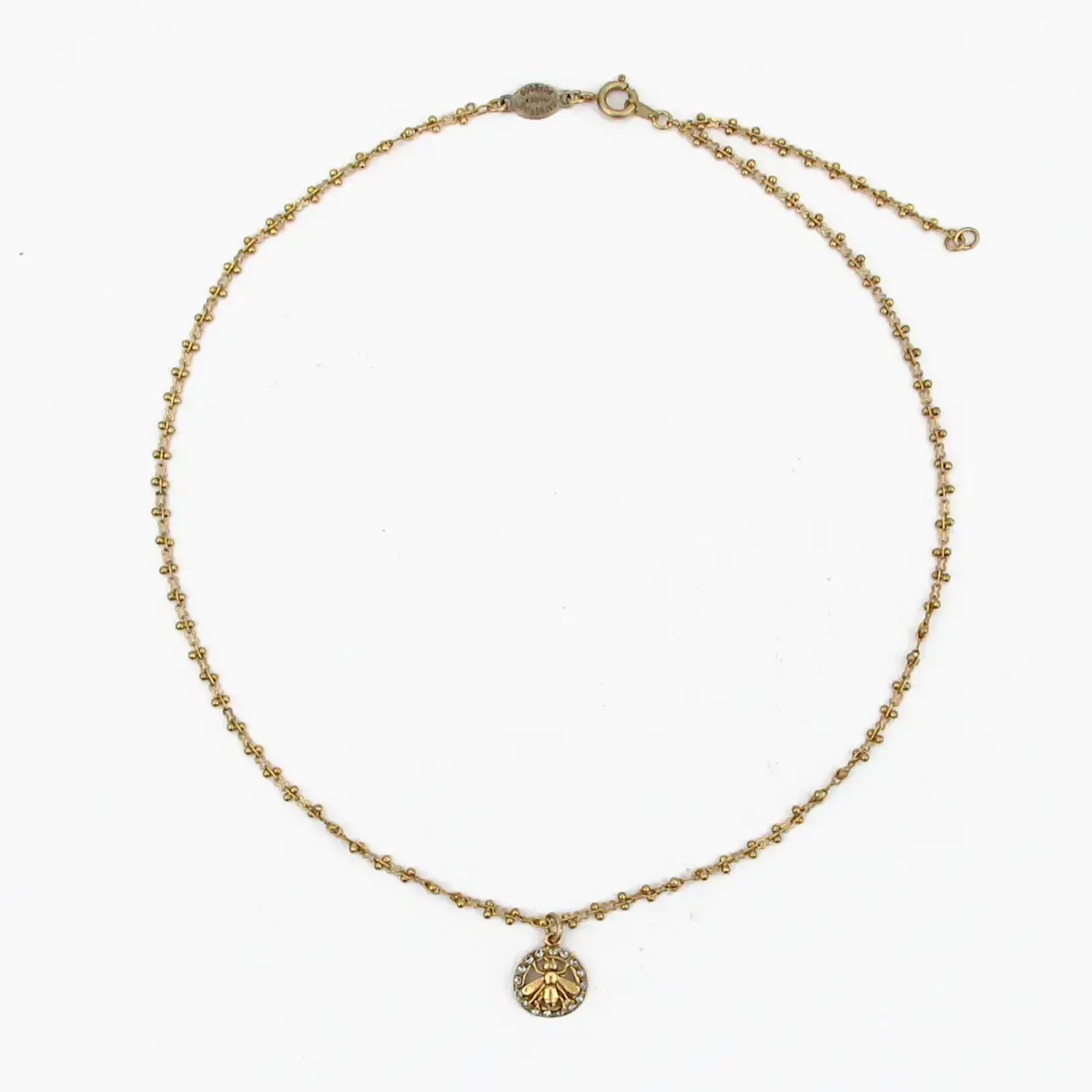 La Vie Bee Necklace In Gold