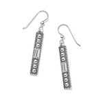 Brighton Pretty Tough Gem Crystal French Wire Earrings