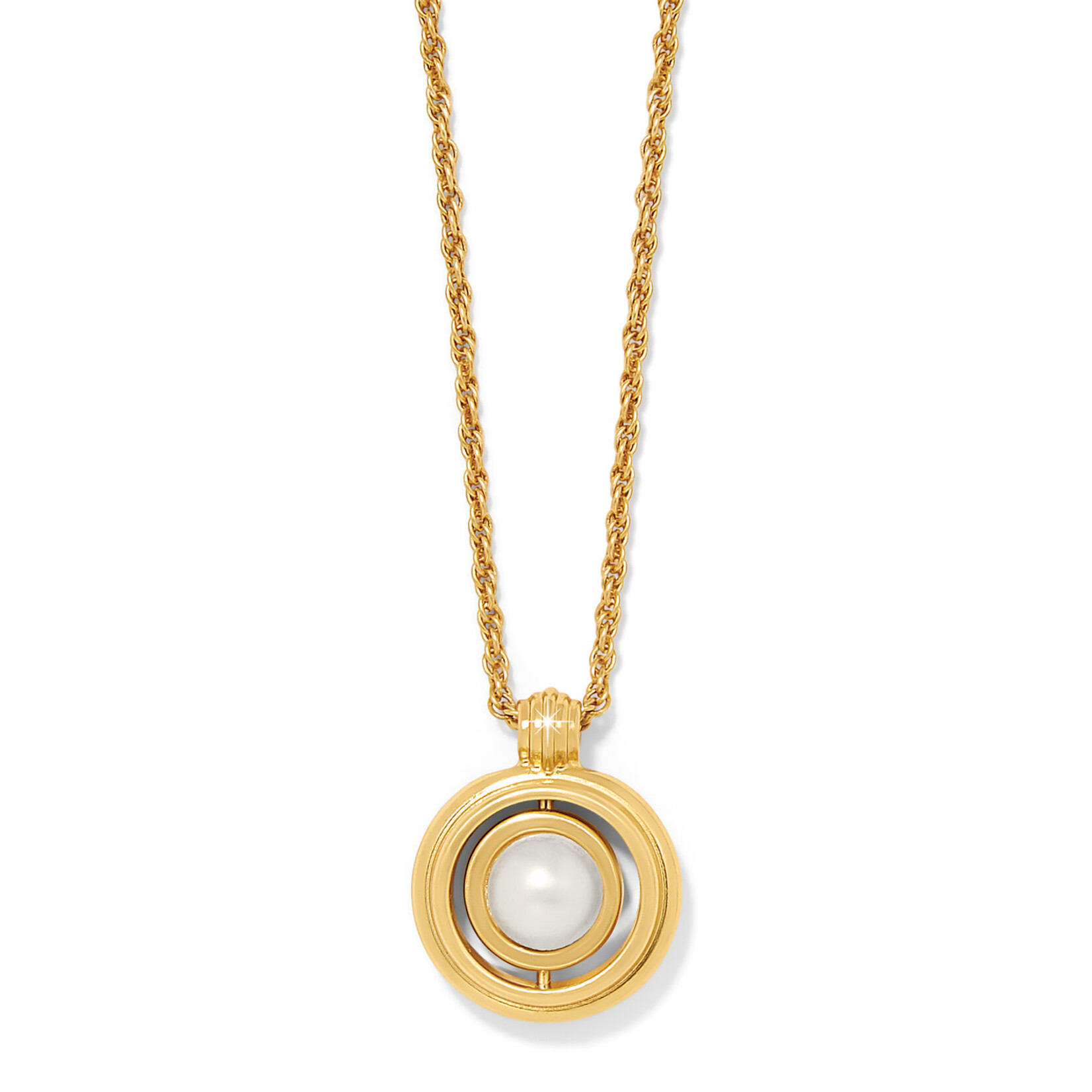 Brighton Ferrara Deco Pearl Reversible Necklace