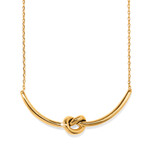 Brighton Interlok Single Knot Gold Necklace