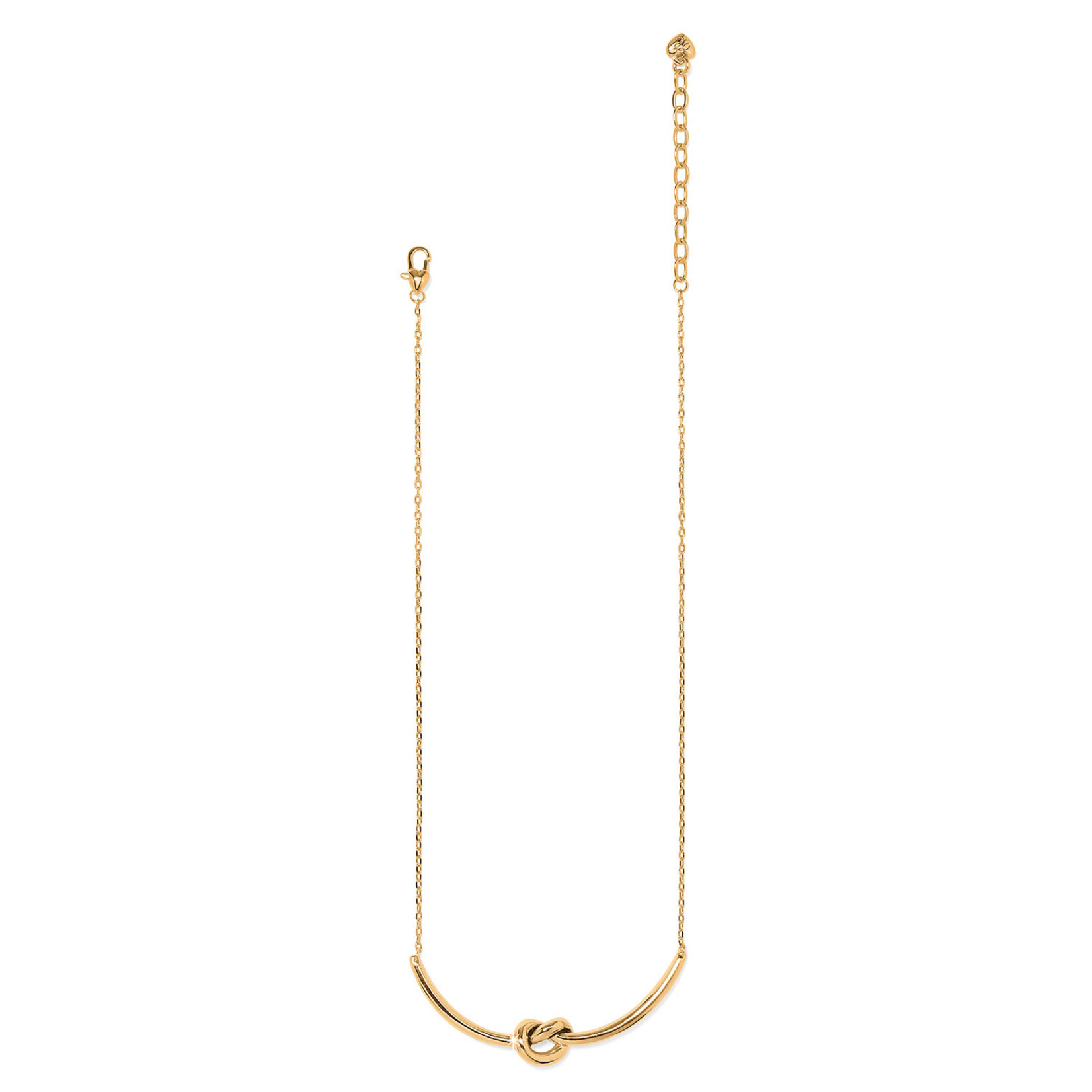 Brighton Interlok Single Knot Gold Necklace