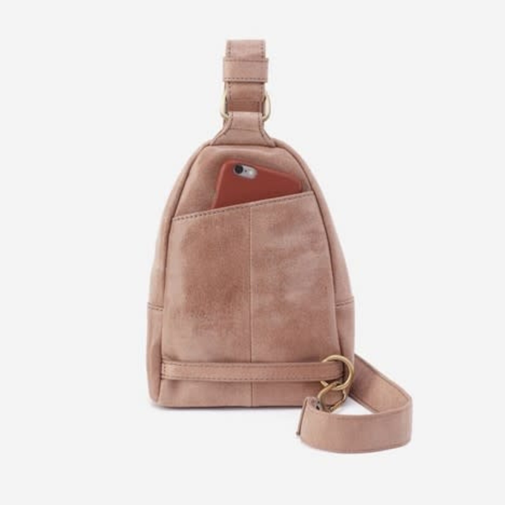 HOBO Fern Sling Bag - Buffed Leather in Hazel