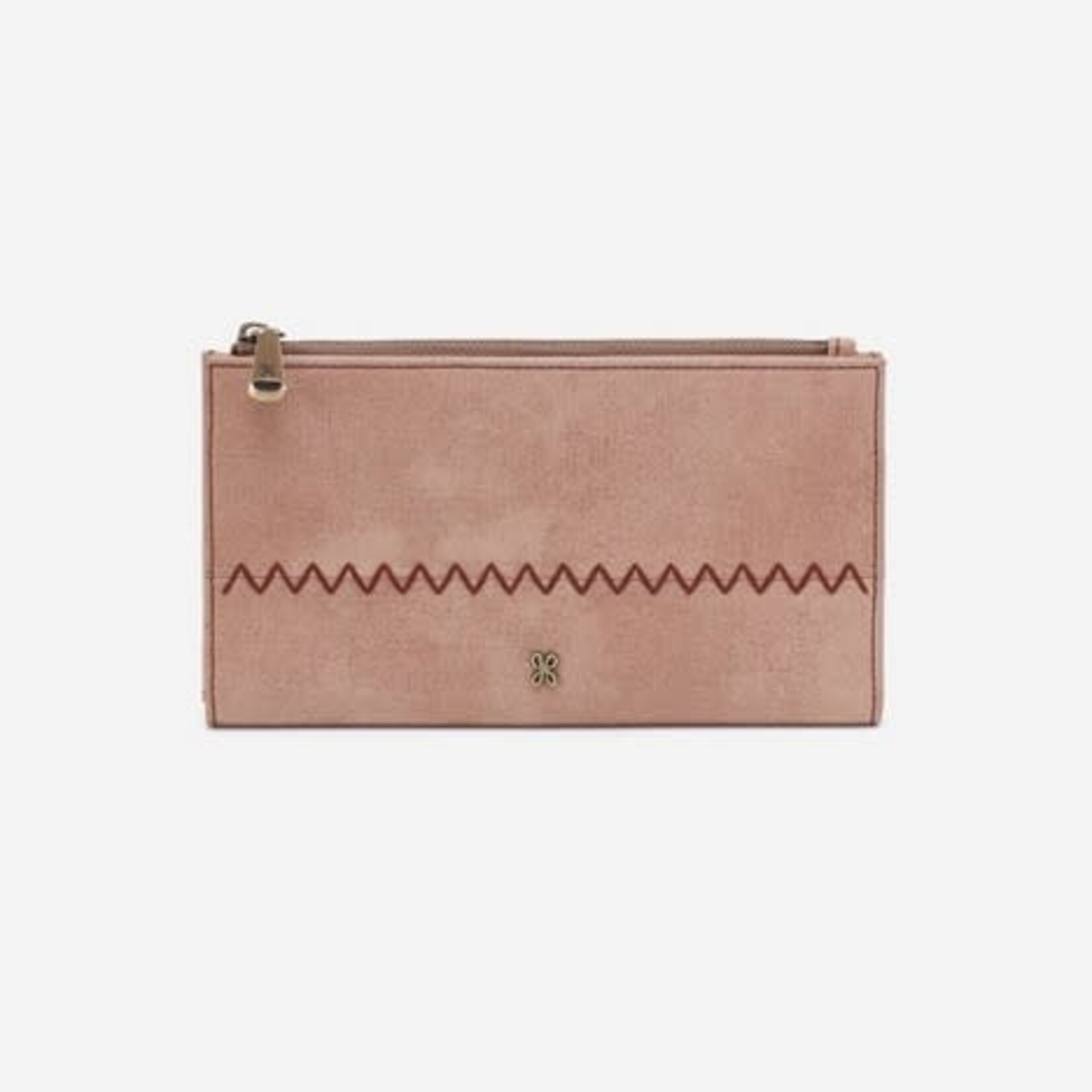HOBO Jill Large Bifold Wallet - Buffed Leather in Hazel