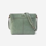HOBO Romy Medium Polished Leather Crossbody in Jade