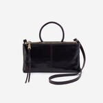 HOBO Sable Polished Leather Crossbody in Black