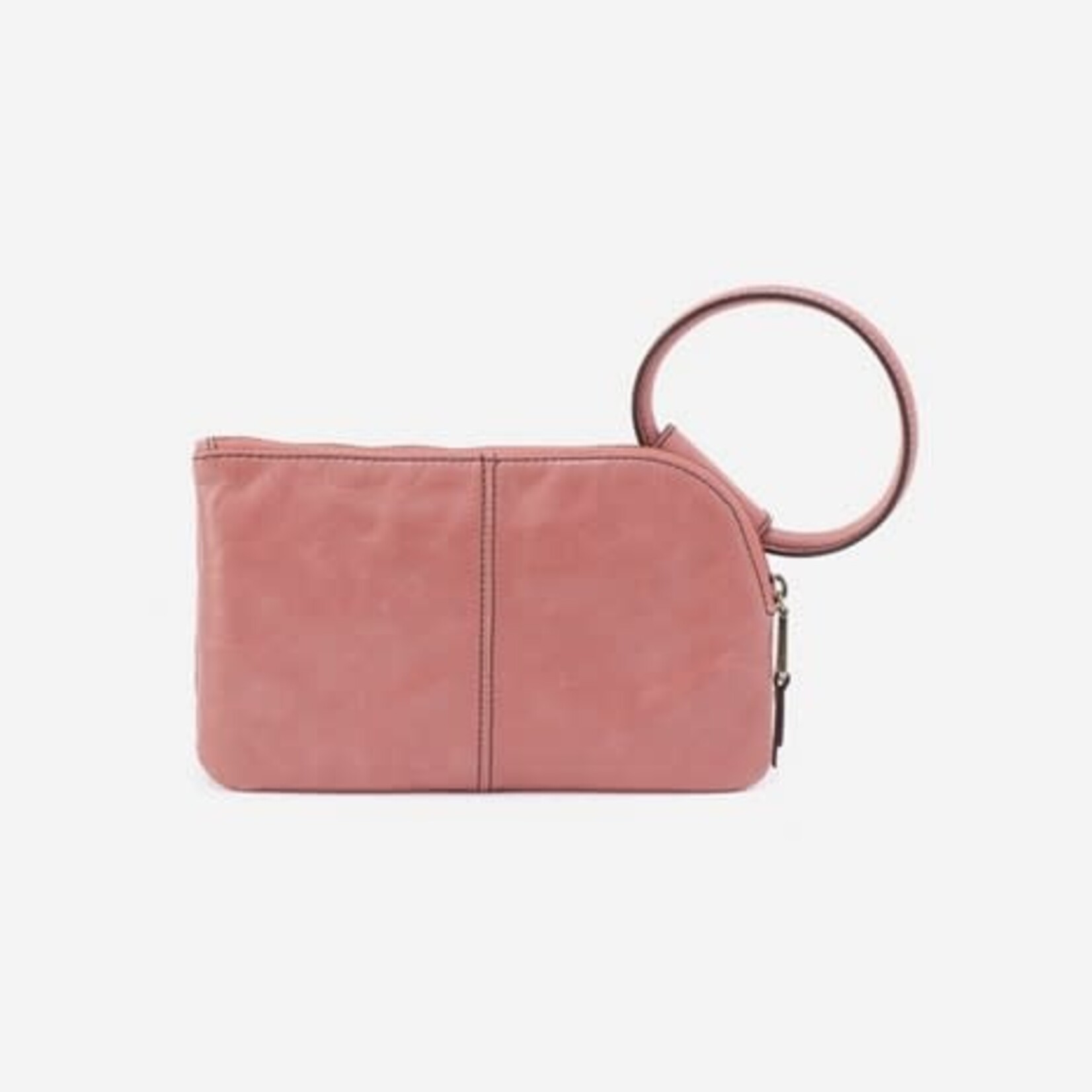 HOBO Sable Polished Leather Wristlet in Rose