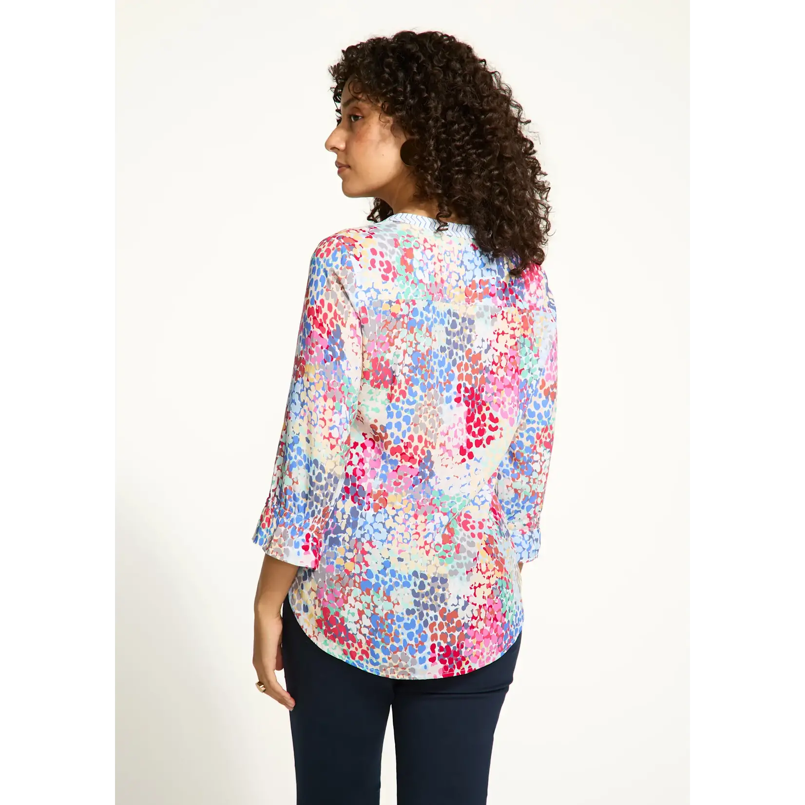 FDJ Dual Print 3/4 Sleeve Shirt - Spectral