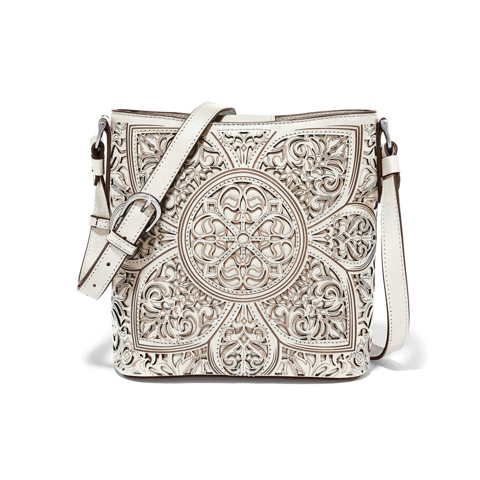 Brighton Lillian Crossbody Bag in White