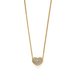 Brighton Illumina Celeste Heart Petite Gold Necklace