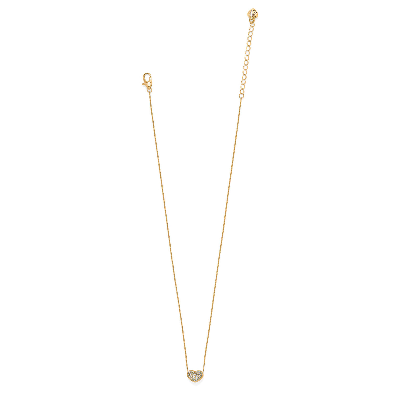 Brighton Illumina Celeste Heart Petite Gold Necklace