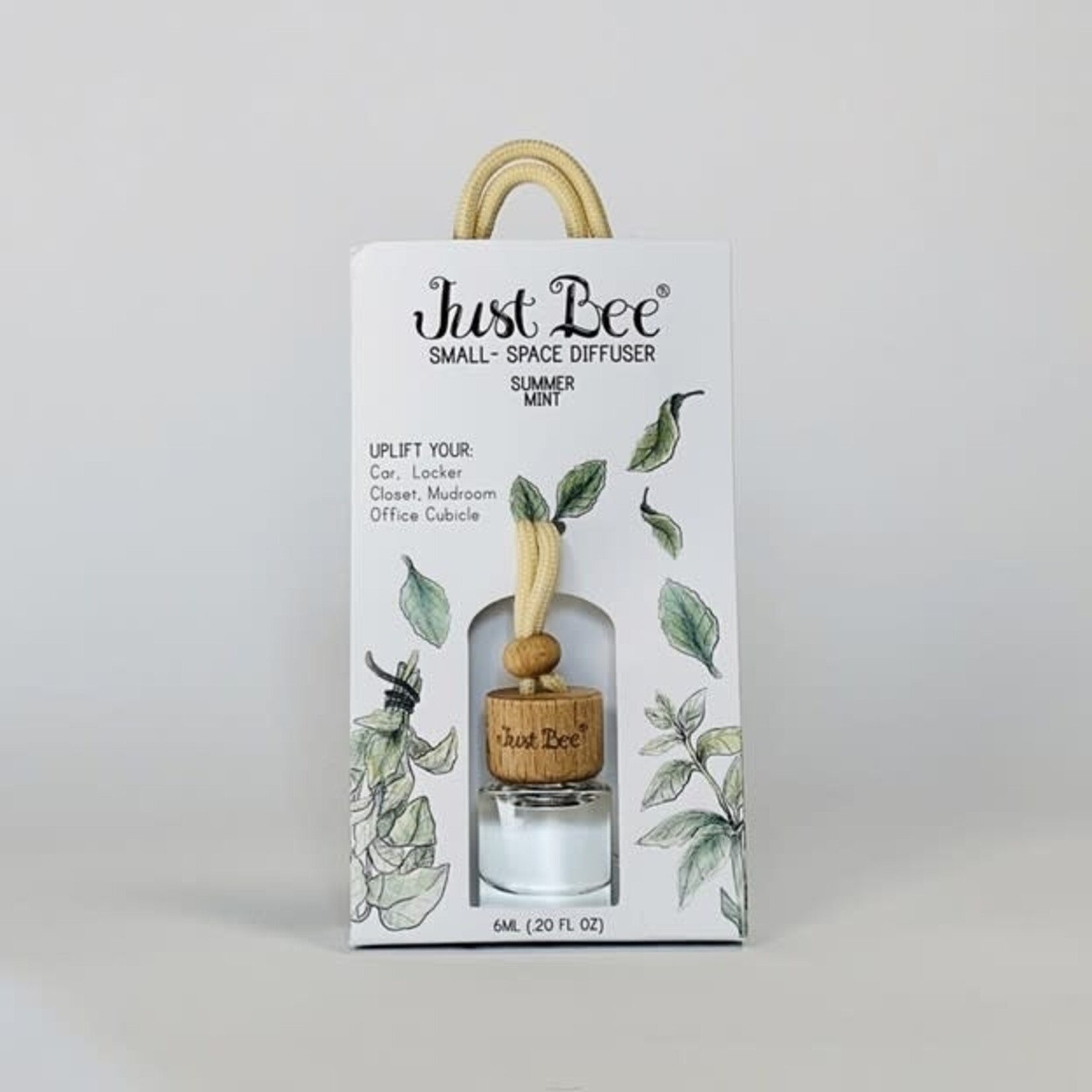 Just Bee Small-Space Hanging Diffuser - Summer Mint