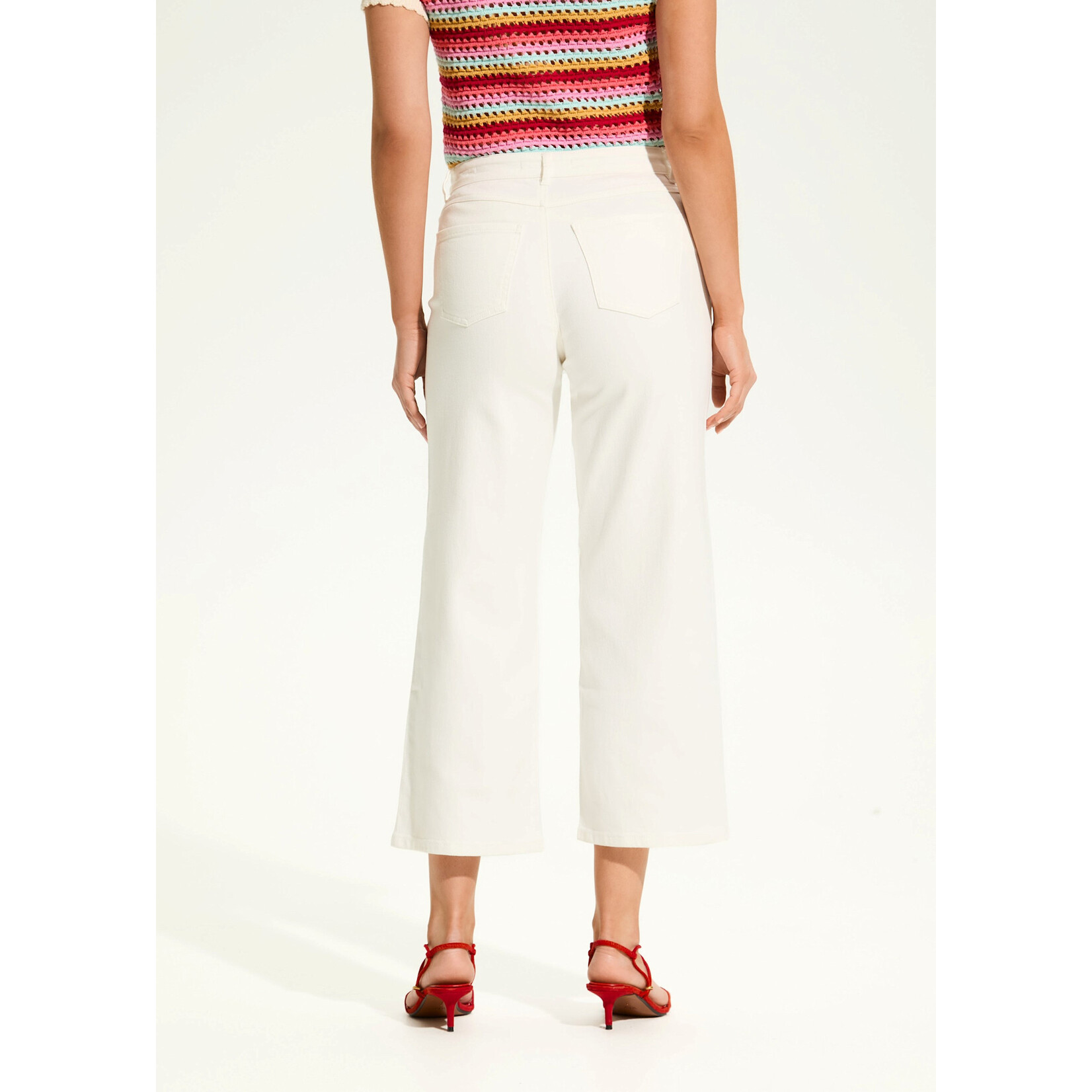 FDJ Christina Wide Crop in Ivory