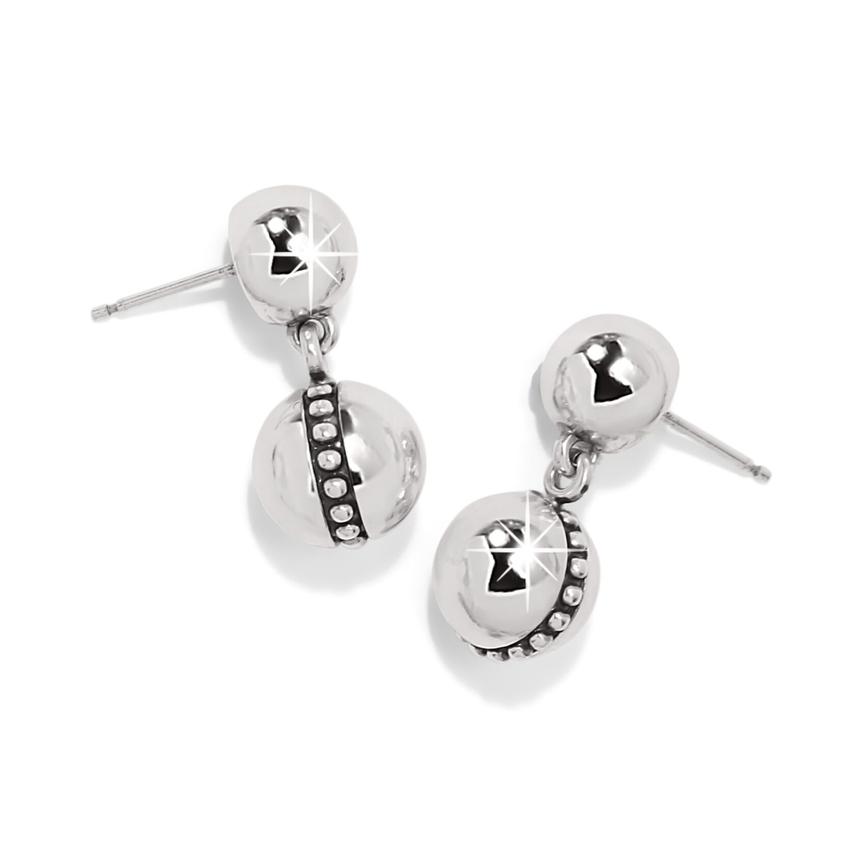 Brighton Pretty Tough Bold Stud Post Drop Earrings