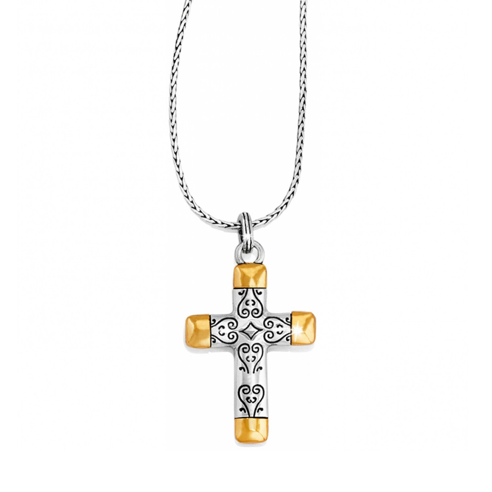 Brighton Venezia Large Cross Reversible Necklace
