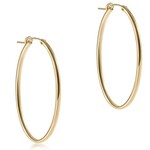 enewton Design OVAL GOLD 2" HOOP - SMOOTH