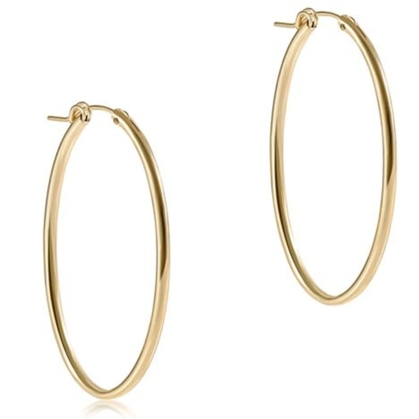 enewton Design OVAL GOLD 2" HOOP - SMOOTH