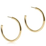 enewton Design ROUND GOLD 1.5" POST HOOP - 3MM - SMOOTH