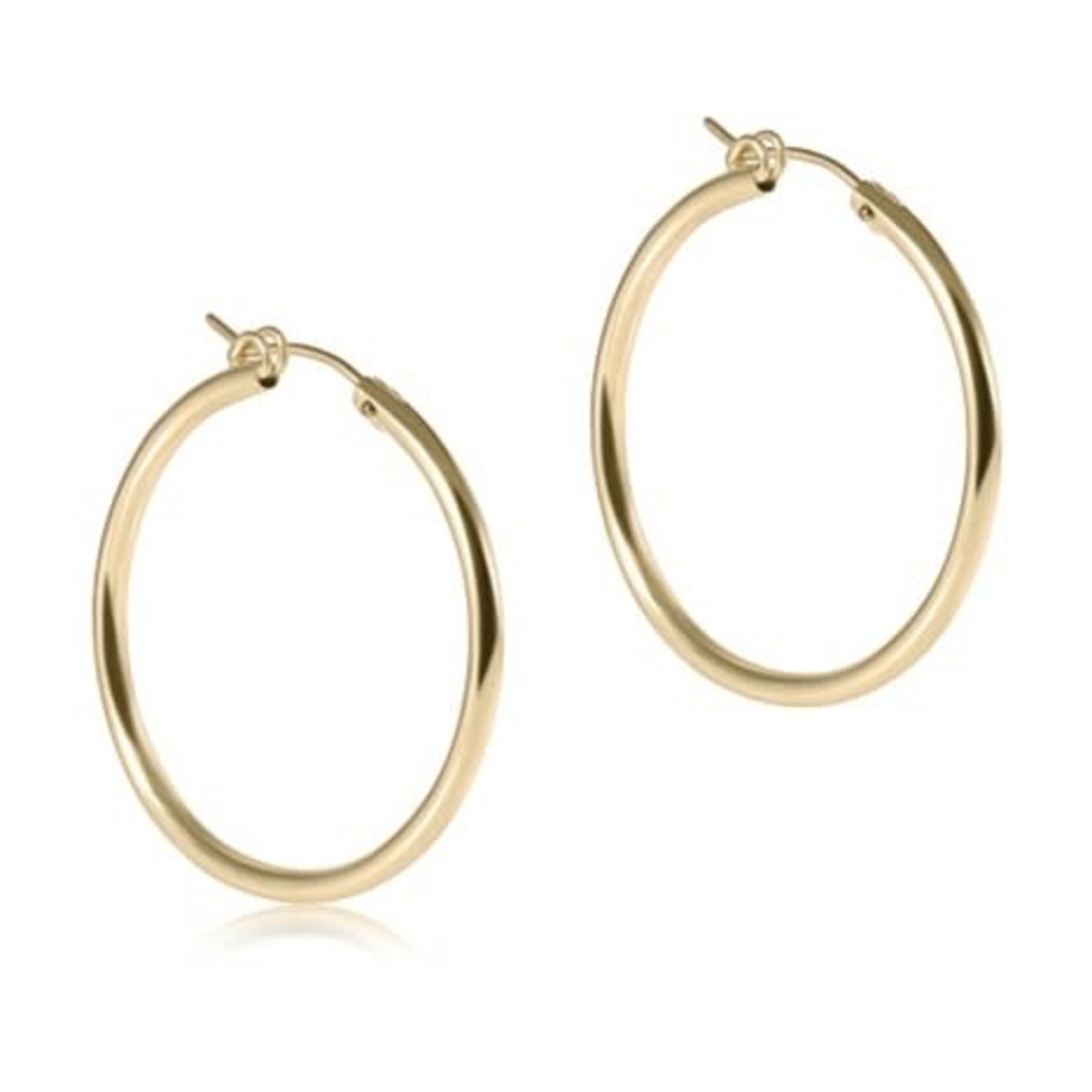 enewton Design ROUND GOLD 1.25" HOOP - SMOOTH