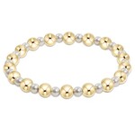 enewton Design Pearl Grateful Pattern 4mm Bead Bracelet - 6mm Gold