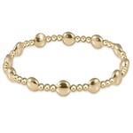 enewton Design ENEWTON EXTENDS - HONESTY GOLD SINCERITY PATTERN 6MM BEAD BRACELET