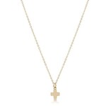 enewton Design 16" Necklace Gold - Signature Cross Small Gold Charm