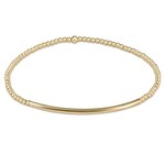enewton Design Classic Gold 2mm Bead Bracelet - Bliss Bar Gold