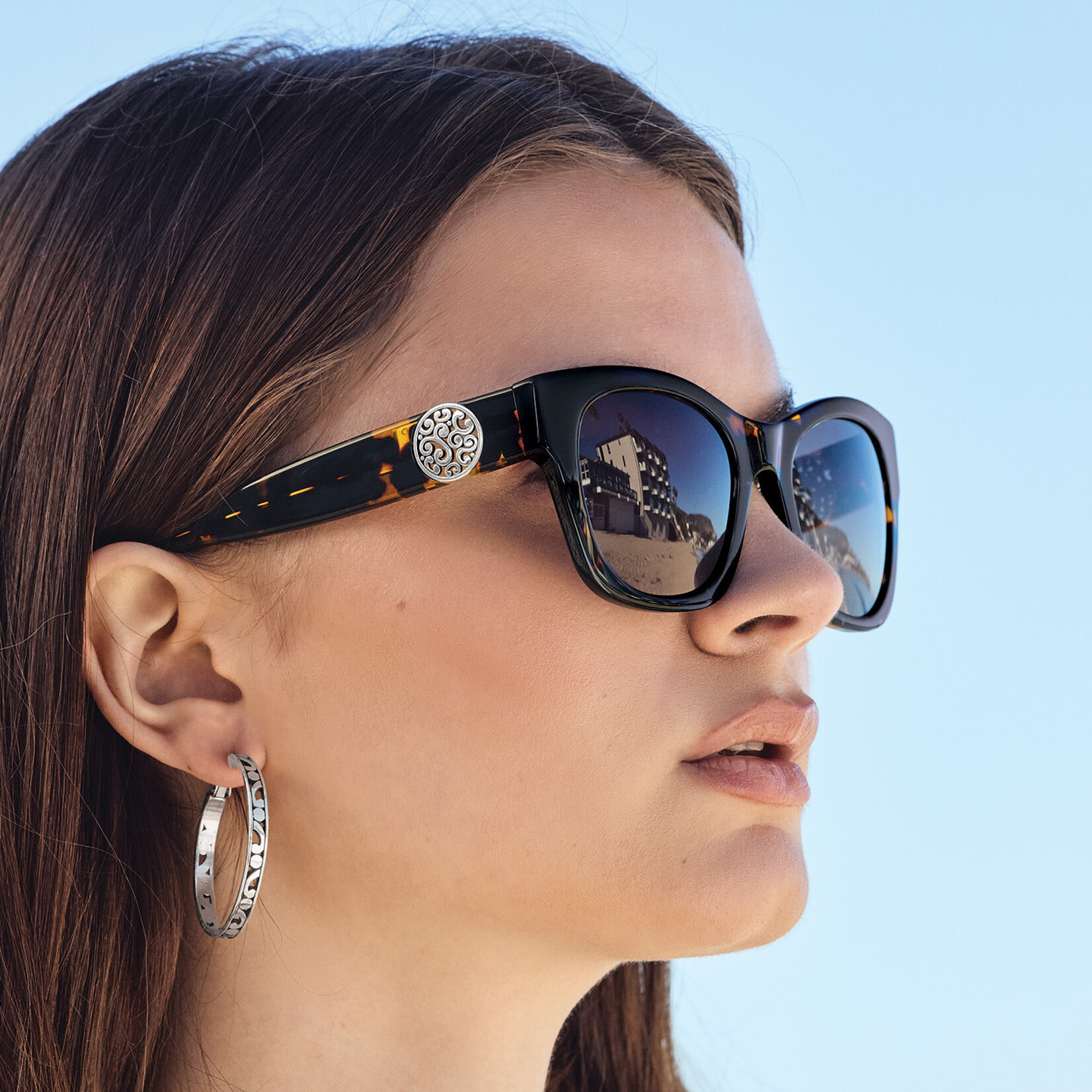 Brighton Contempo Medallion Sunglasses