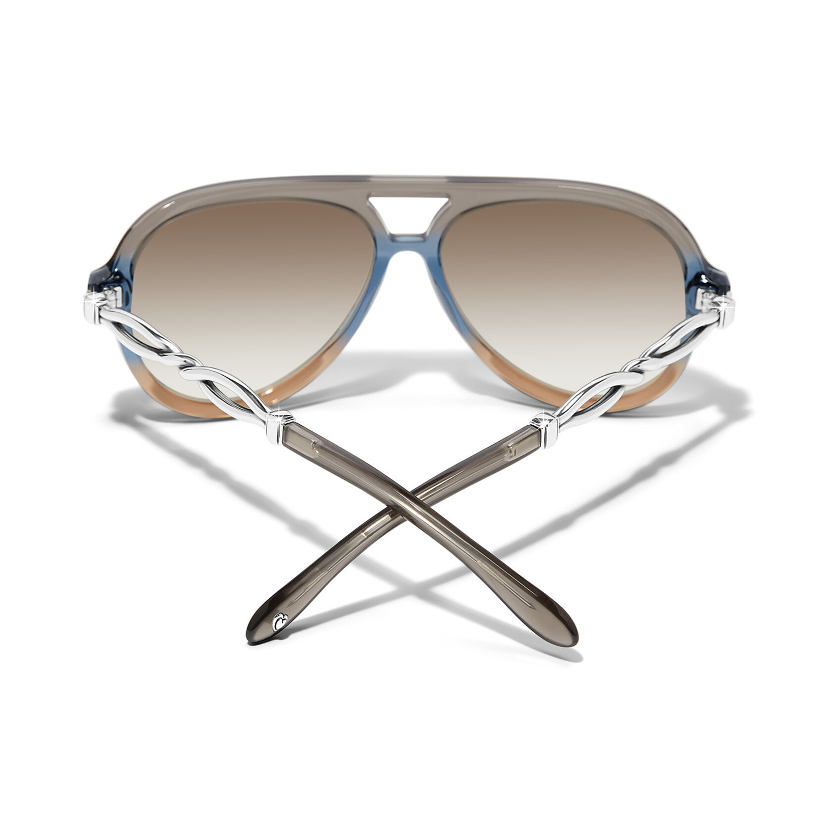 Brighton Interlok Twist Aviator Sunglasses