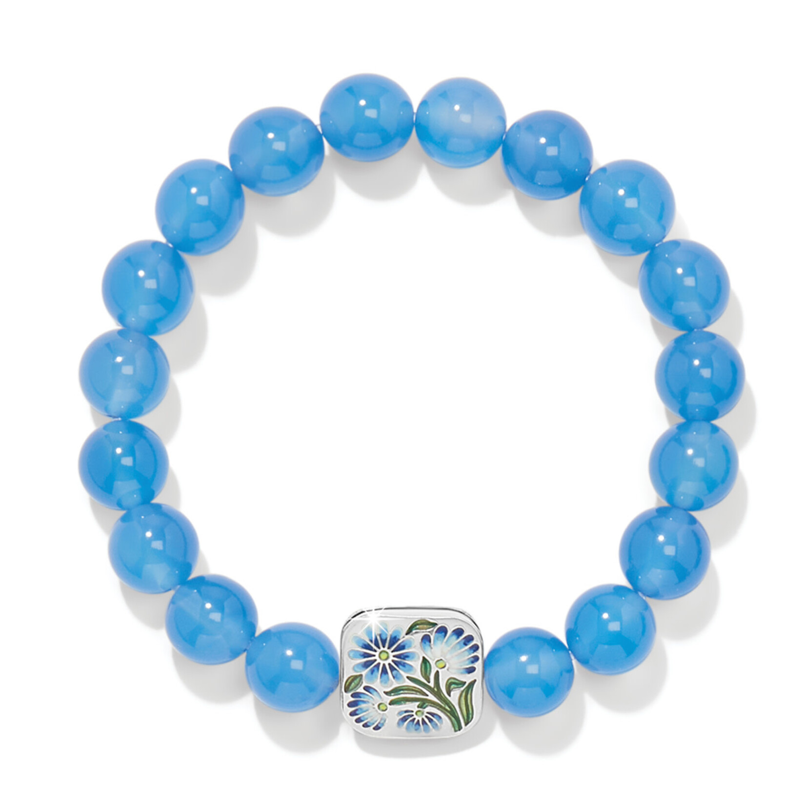 Brighton Sydney Daisy Blue Stretch Bracelet