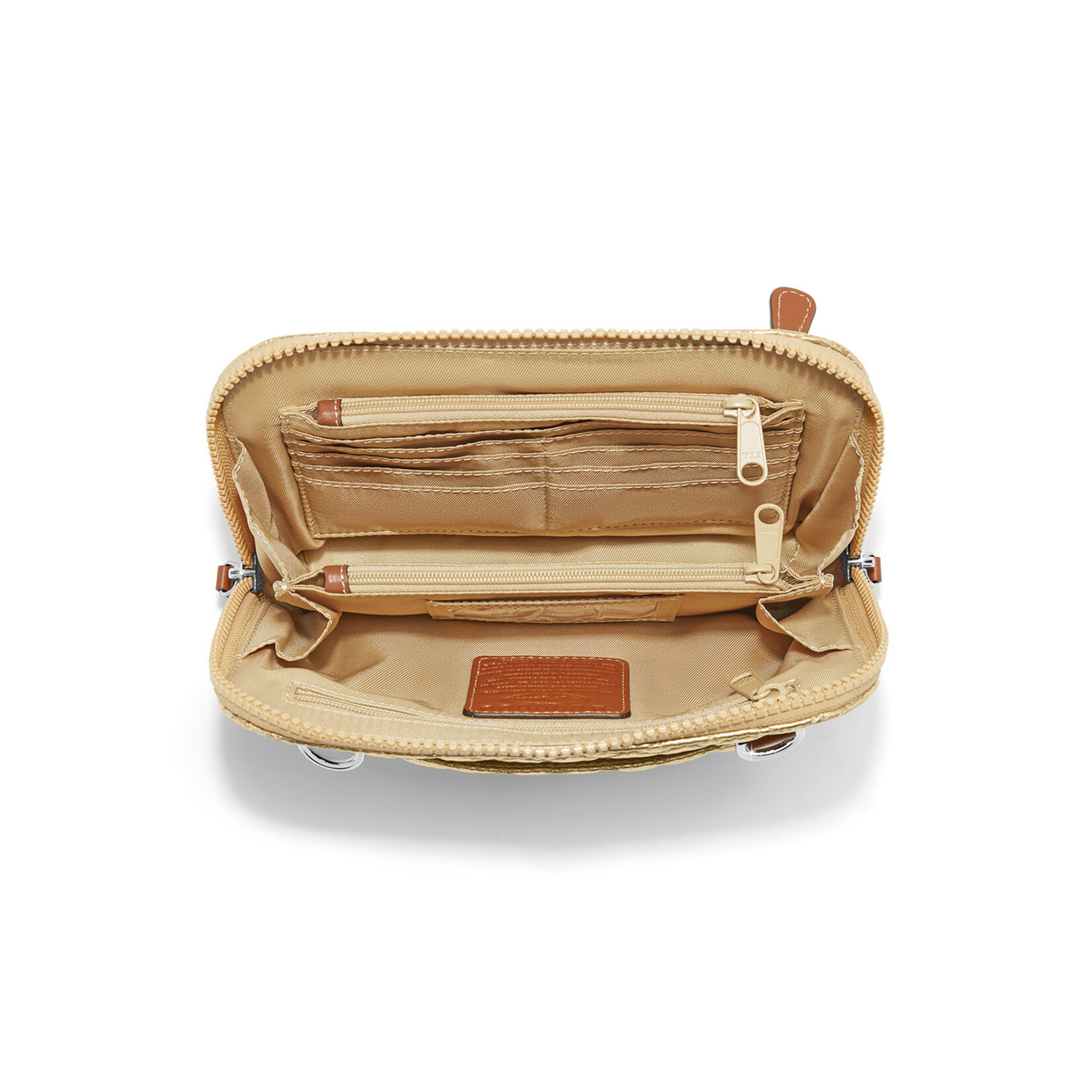 Brighton Koko Organizer in Gold Metallic