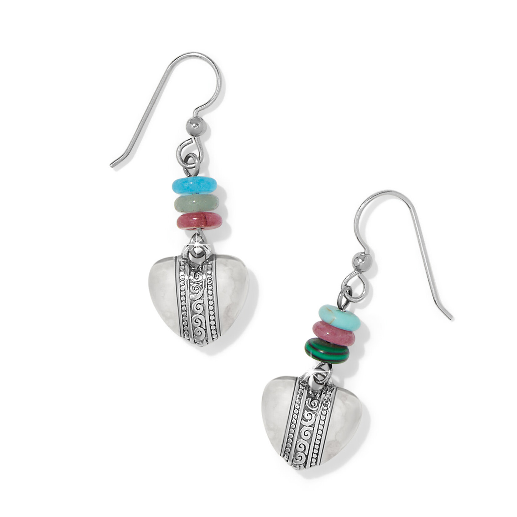 Brighton Mingle Sweetheart Bead Fr Wr Earrings