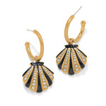 Brighton Twilight Waters Shell Hoop Earrings