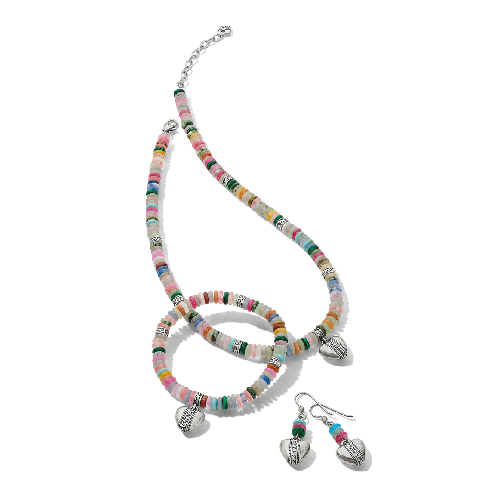 Brighton Mingle Sweetheart Bead Stretch Bracelet