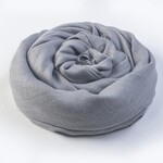 Cotton & Linen Solid Color Scarf  Grey
