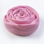 Cotton & Linen Solid Color Scarf  Pink