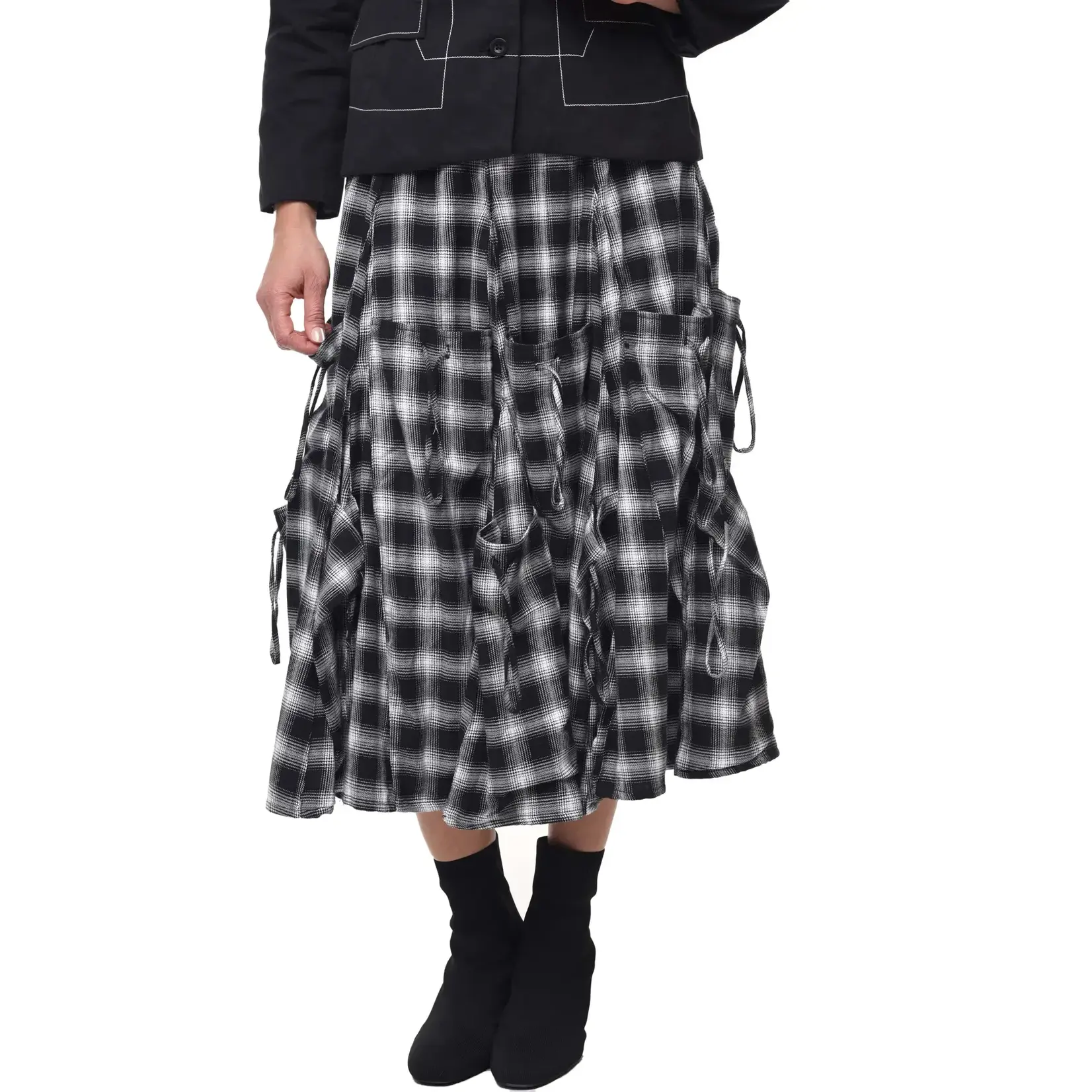 Tulip Clothing Alexus Skirt - Blake Plaid