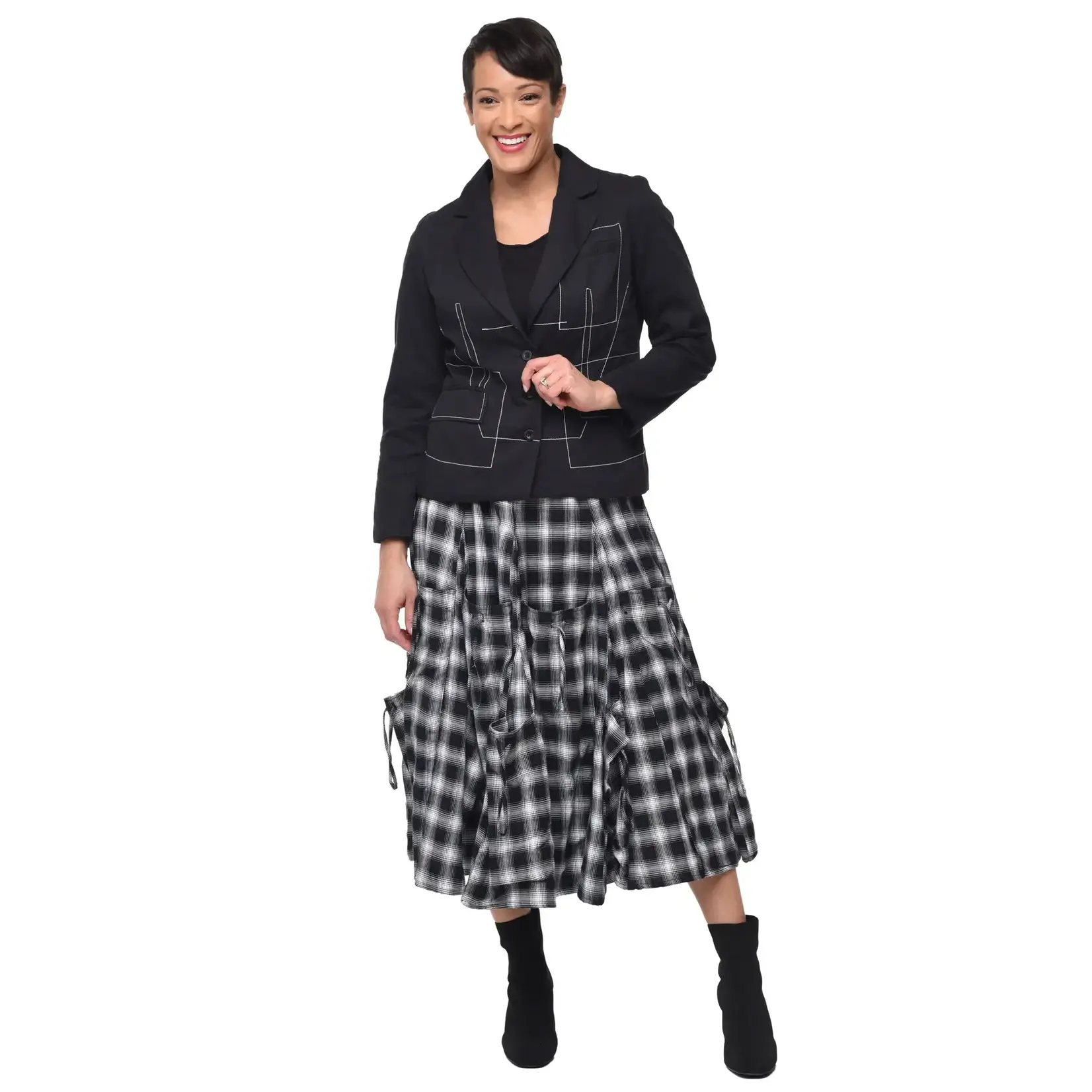 Tulip Clothing Alexus Skirt - Blake Plaid