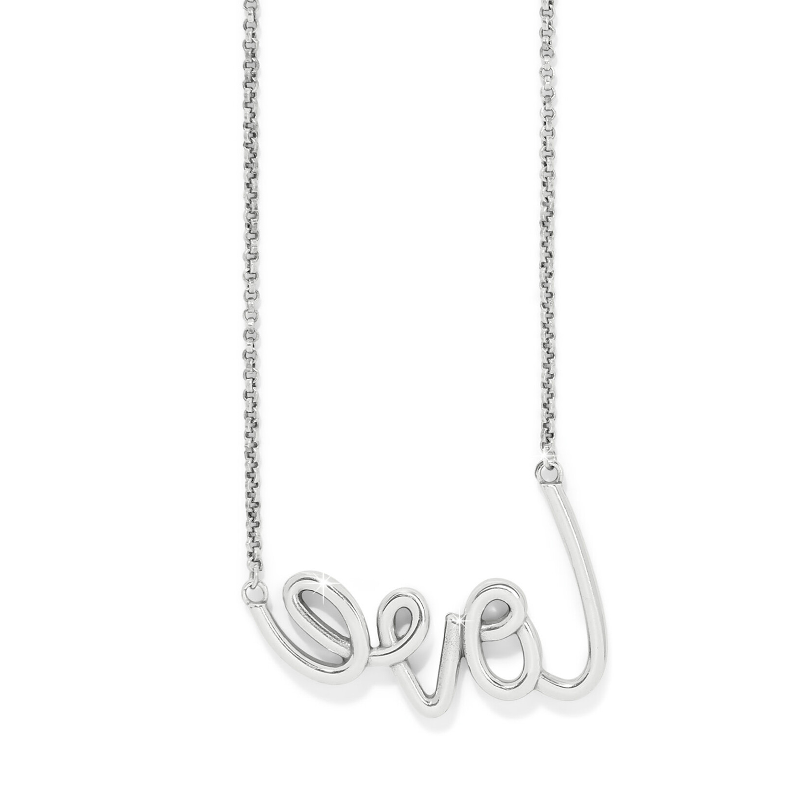 Brighton Love Script Sparkle Necklace