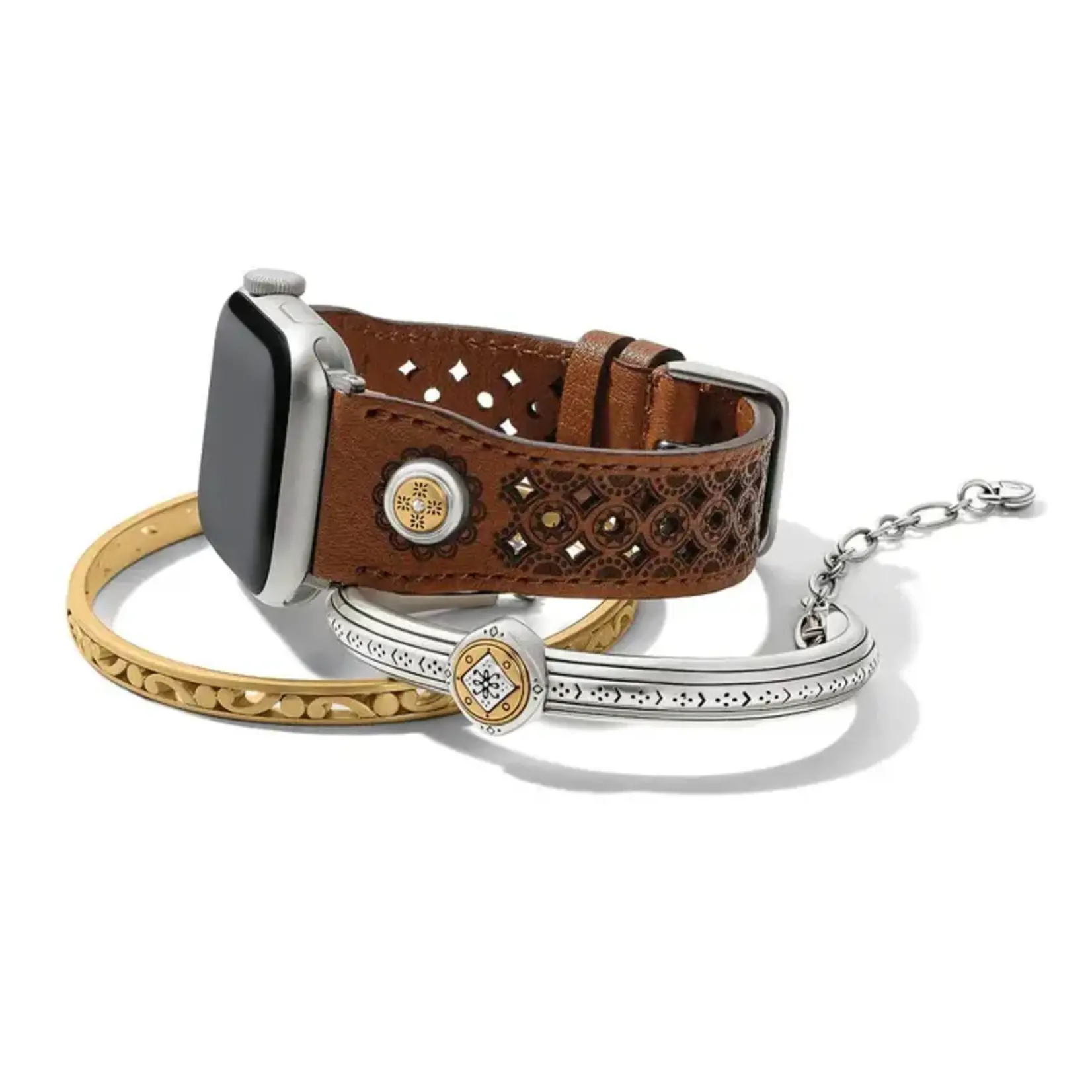 Brighton Mosaic Leather Apple Watch Band