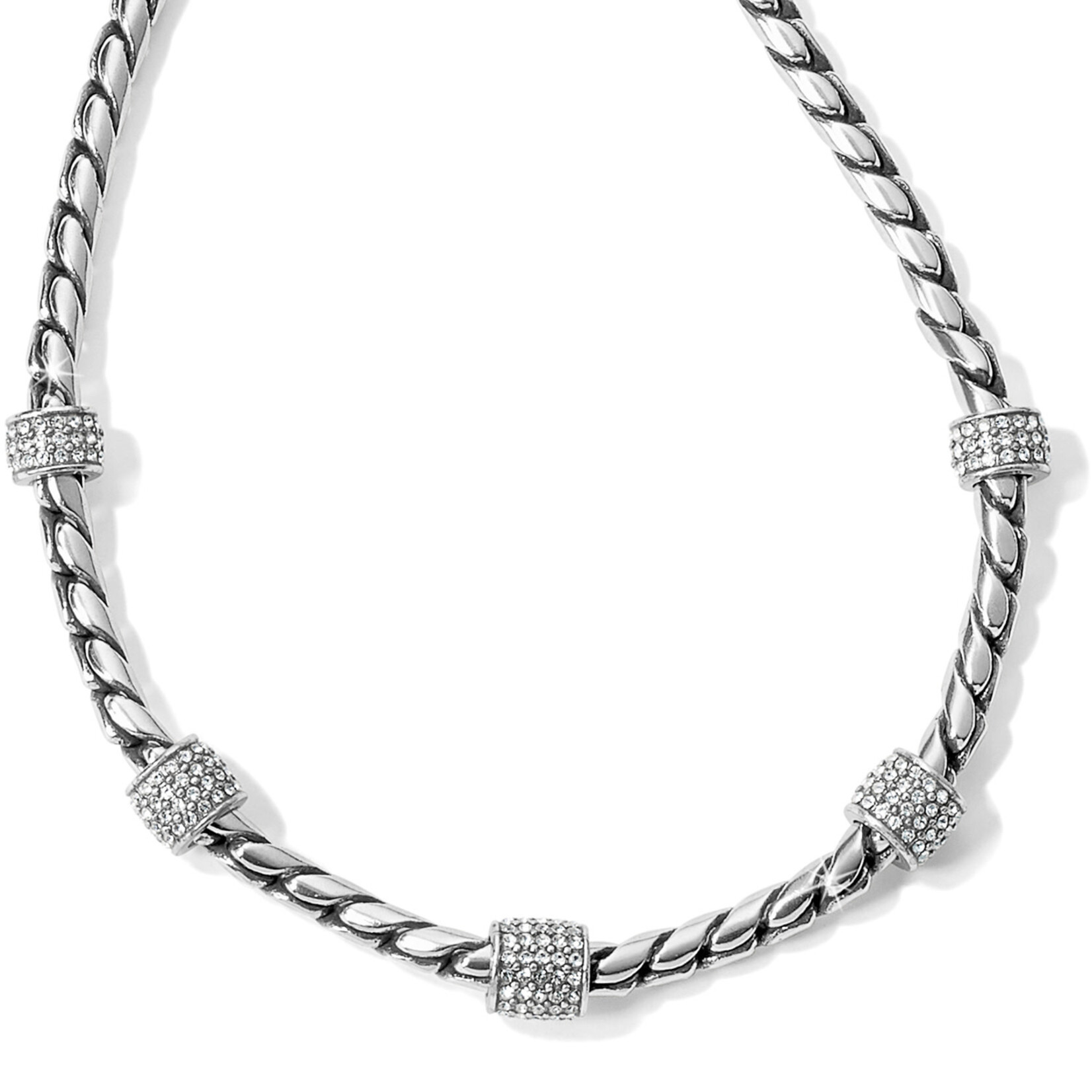 Brighton Meridian Necklace in Silver