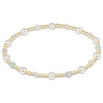 enewton Design PEARL SINCERITY PATTERN 4MM BEAD BRACELET - HOT MESS SS25