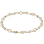 enewton Design PEARL SINCERITY PATTERN 4MM BEAD BRACELET - LABRADORITE