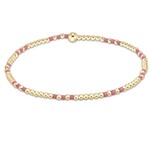 enewton Design HOPE JOY PATTERN 2MM BEAD BRACELET - BRIGHT PINK