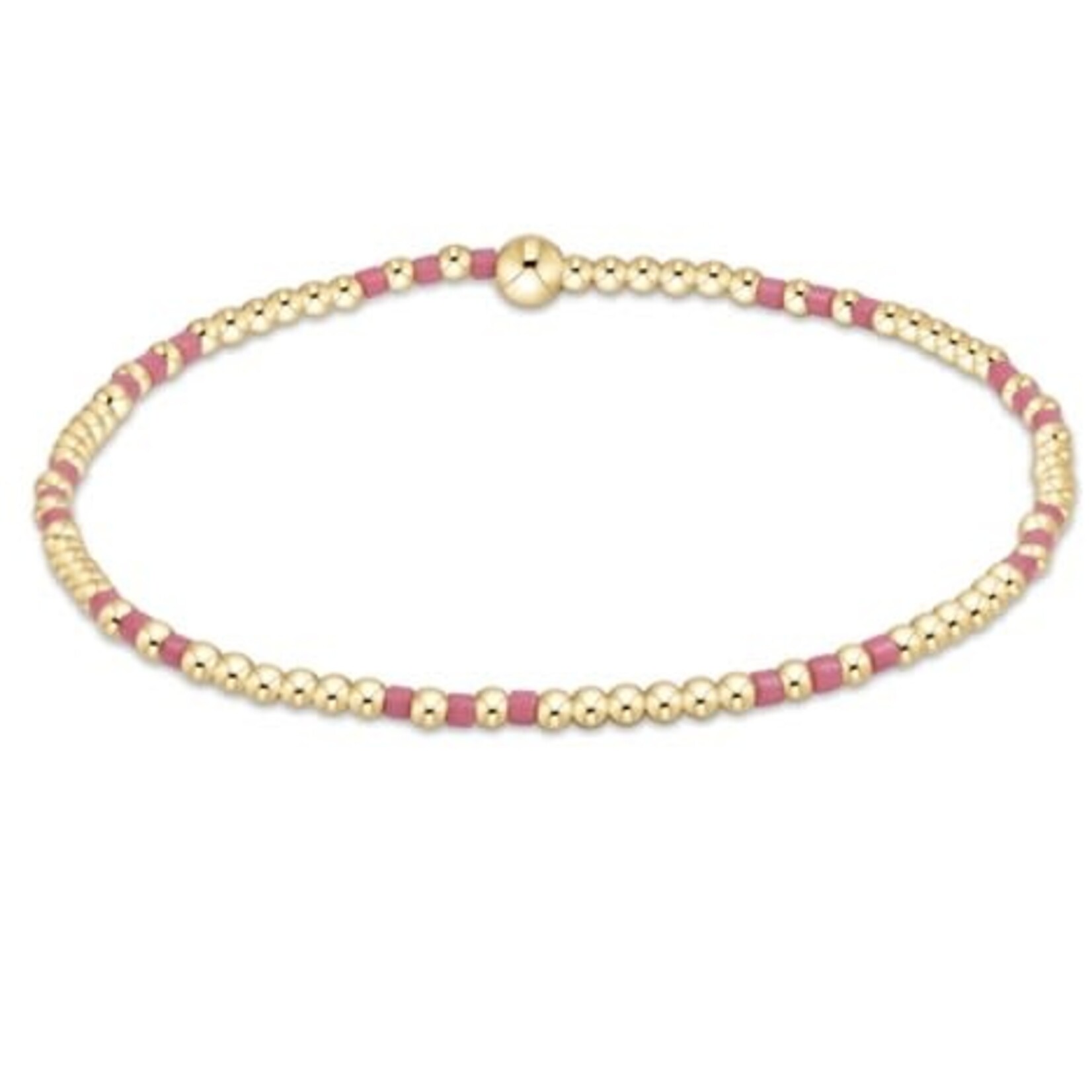 enewton Design HOPE JOY PATTERN 2MM BEAD BRACELET - BRIGHT PINK